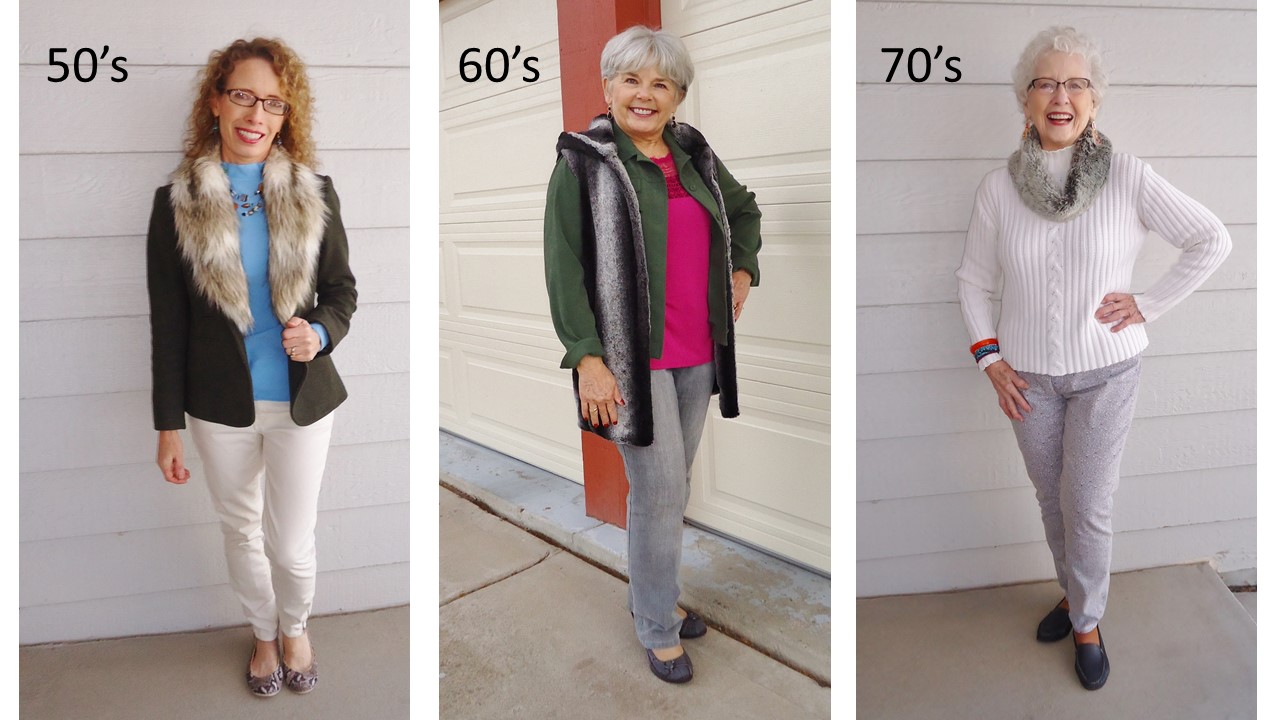 Fur for women in their 50's. 60's. & 70's. 