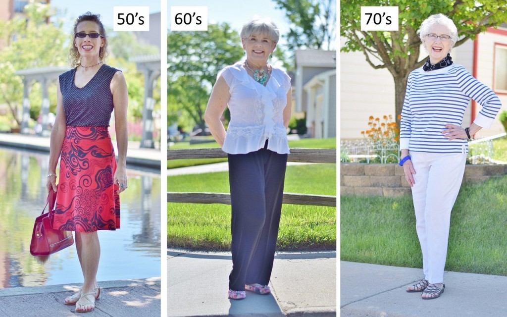 Black & White Outfits for Women in their 50's, 60's, & 70's. 