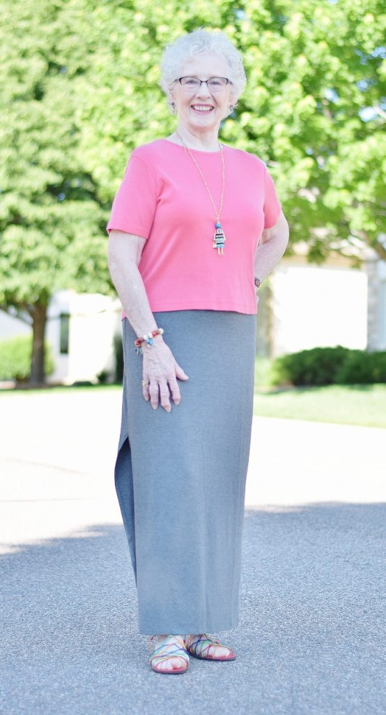 Maxi Skirts for Women in their 50's, 60's, & 70's. 