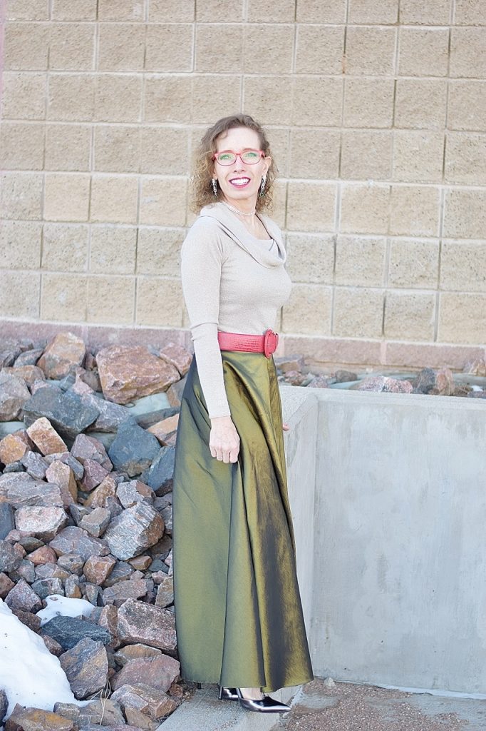 Maxi Skirts Worn for the Winter Months.