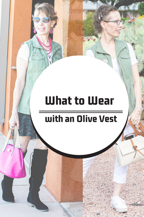 5 Different Green Vest Outfit Ideas for Women over 50