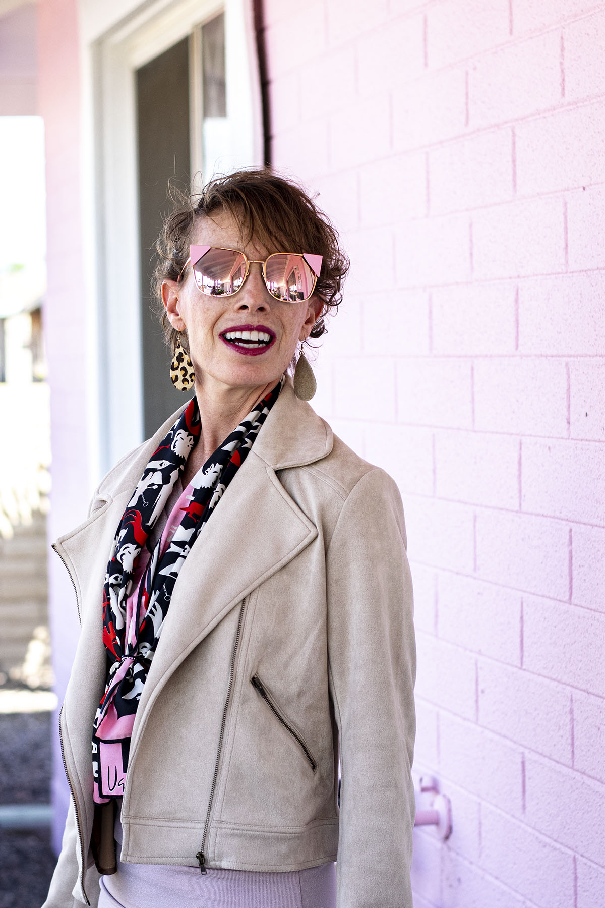 How to Wear Pink in the Fall for Women over 50 and Beyond