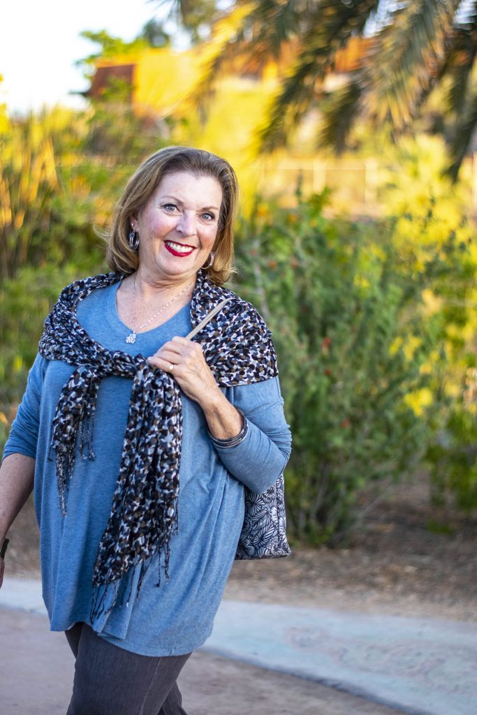 Styling Colors to go with Leopard Print for Women over 60