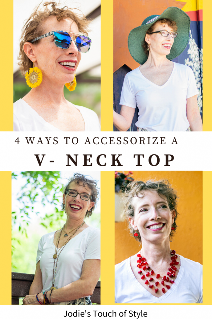 What Necklace to Wear with a V-Neck Top or None At All