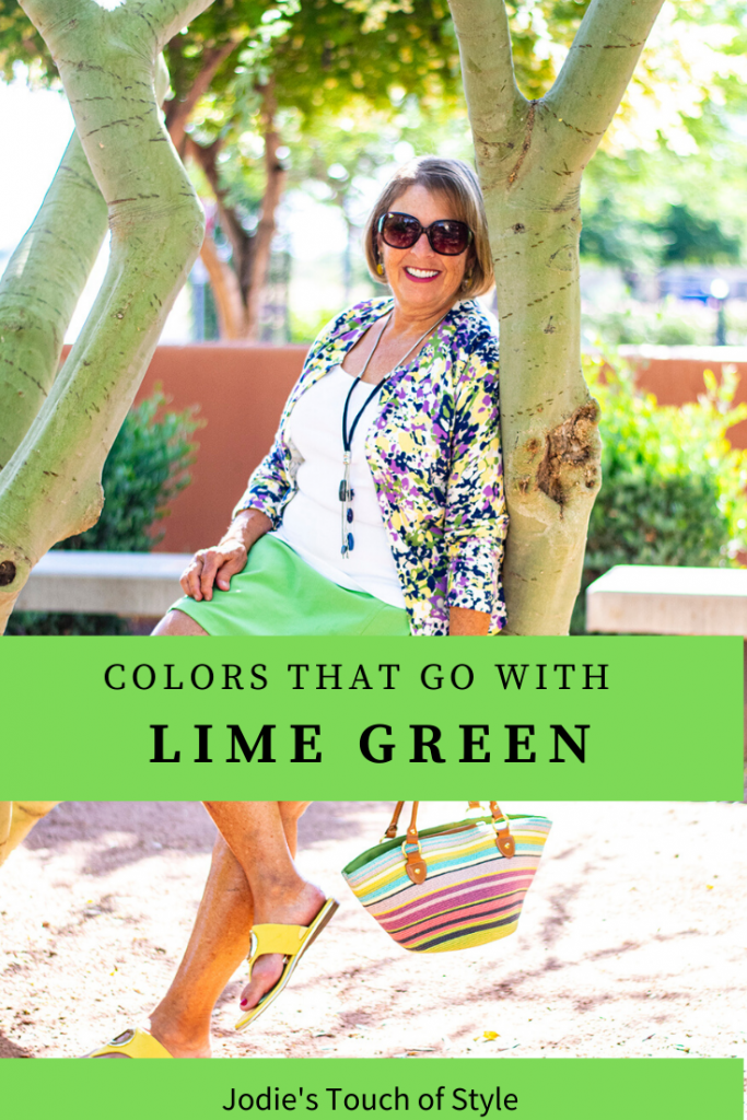 Finding Colors that go with Lime Green Clothing for Women over 60