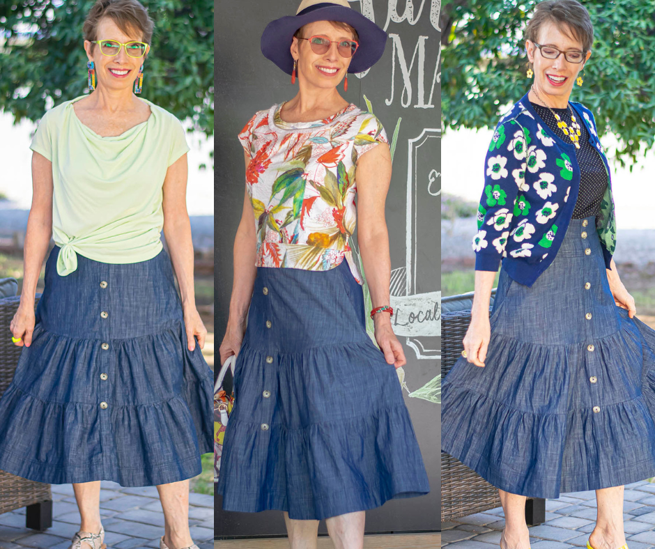 Ways to Wear a Tiered Skirt With Proportions and Variety