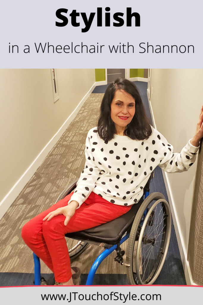Stylish in a wheelchair with Shannon