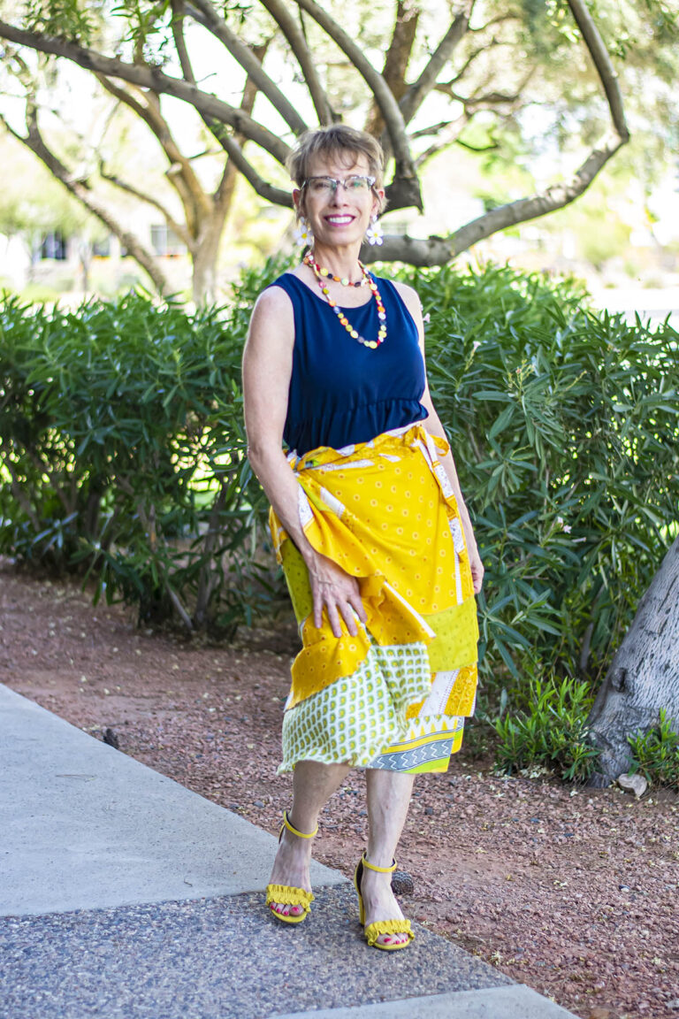 how to style tiered dress